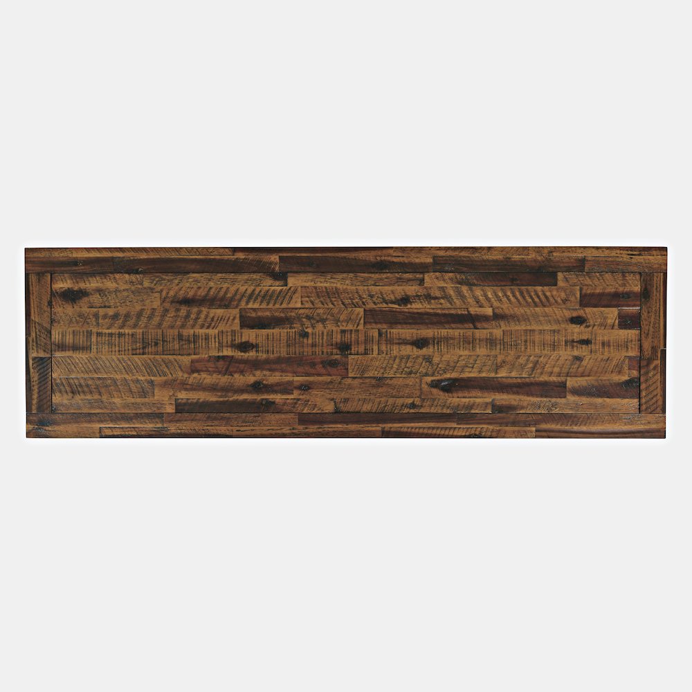 Painted Canyon Rustic 60" Storage Console TV Stand with Electric Fireplace