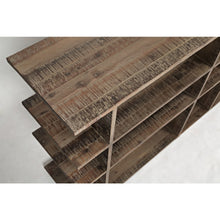 Conundrum Modern Distressed Solid Wood Bookcase