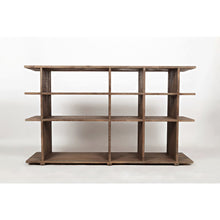 Conundrum Modern Distressed Solid Wood Bookcase