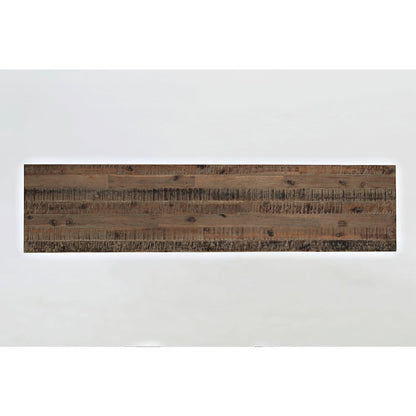 Conundrum Modern Distressed Solid Wood Bookcase
