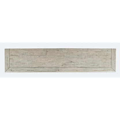 Rustic Shores 70" Coastal Distressed Acacia Six-Door Sideboard Cabinet