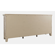 Rustic Shores 70" Coastal Distressed Acacia Six-Door Sideboard Cabinet