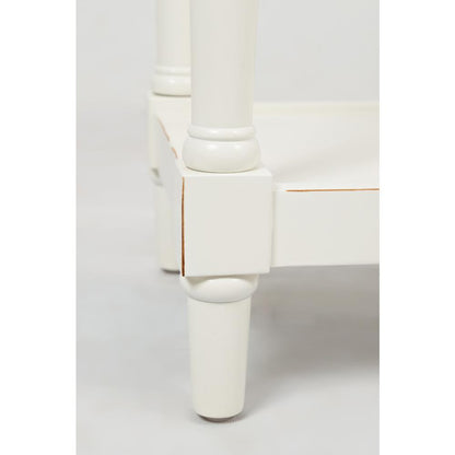 60" Console- Antique White