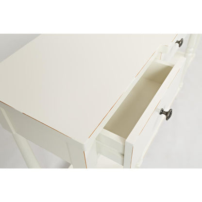 60" Console- Antique White