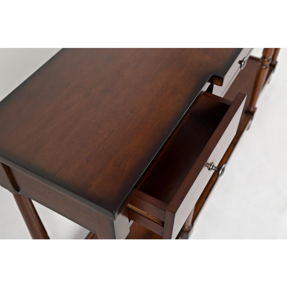 60" Console- Antique Mahogany