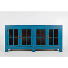 Aquitaine 70" Transitional Style Four Door Sideboard Cabinet