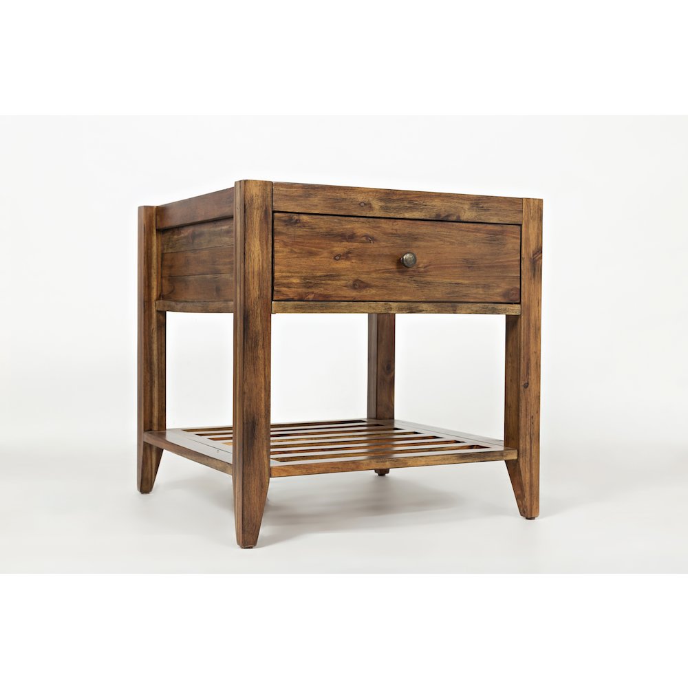 Beacon Street Modern Essential Solid Wood Square End Table