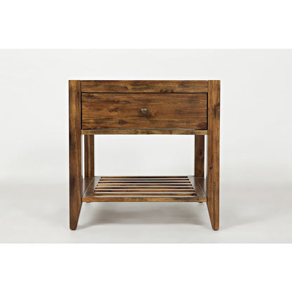 Beacon Street Modern Essential Solid Wood Square End Table