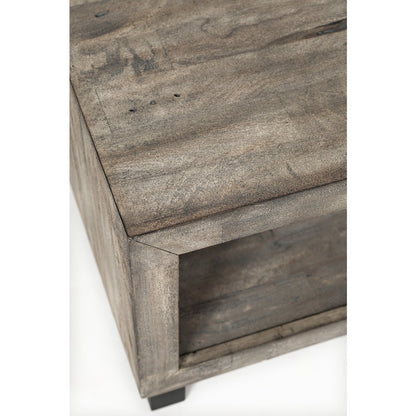 Mulholland Drive 56" Modern Distressed Solid Wood Coffee Table