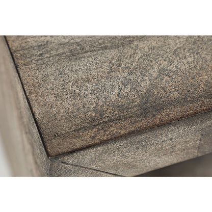 Mulholland Drive 56" Modern Distressed Solid Wood Coffee Table