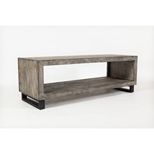 Mulholland Drive 56" Modern Distressed Solid Wood Coffee Table