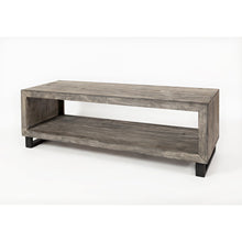 Mulholland Drive 56" Modern Distressed Solid Wood Coffee Table