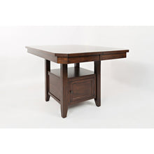 Manchester Contemporary Adjustable Height Storage Square 54" Dining Table