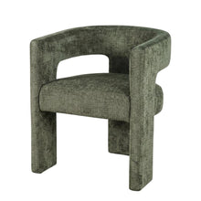 Modern Upholstered Counter Stool, Iron Frame, Rust, Single