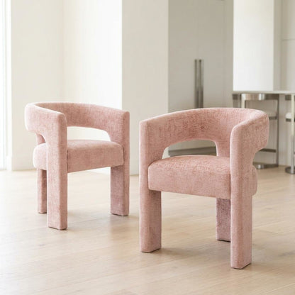 Modern Upholstered Counter Stool, Iron Frame, Grey, Set of 6