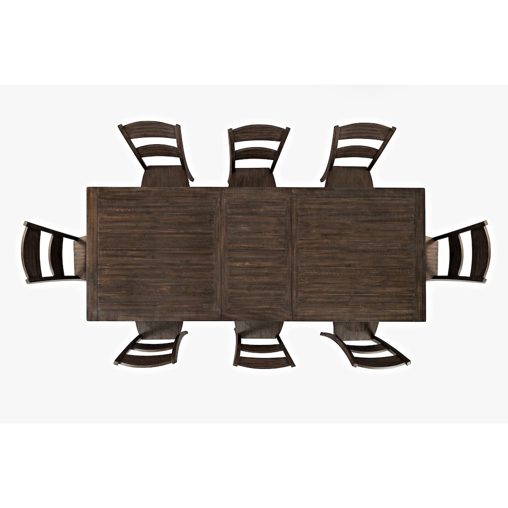 Madison County Reclaimed Pine 106" Farmhouse Nine-Piece Dining Set