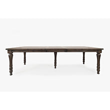 Madison County Rustic Reclaimed Pine Farmhouse Rectangle Extension Dining Table