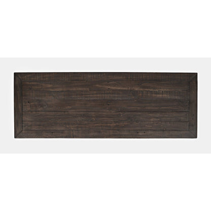 Madison County Rustic Reclaimed Pine Farmhouse Harris 50" Sofa Console Table