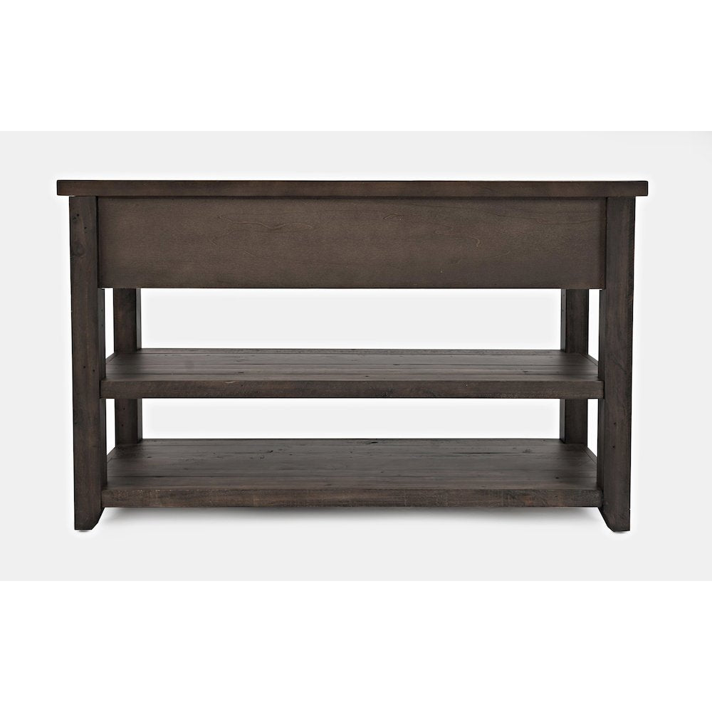 Madison County Rustic Reclaimed Pine Farmhouse Harris 50" Sofa Console Table