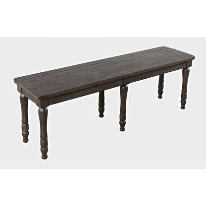 Madison County Rustic Reclaimed Solid Wood Farmhouse 54" Dining Bench