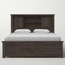 Madison County Rustic Reclaimed Pine Farmhouse King Barn Door Bed