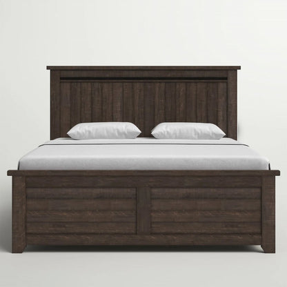 Madison County Rustic Reclaimed Pine Farmhouse Queen Panel Bed