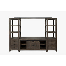 Rustic Reclaimed Pine Farmhouse Entertainment Center with 60'' TV Console