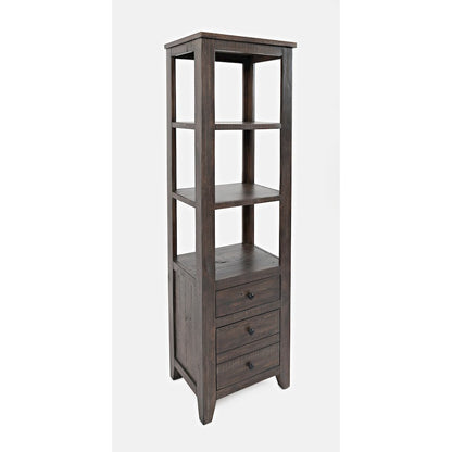 Madison County Rustic Reclaimed Solid Wood Farmhouse 22" Pier Bookcase