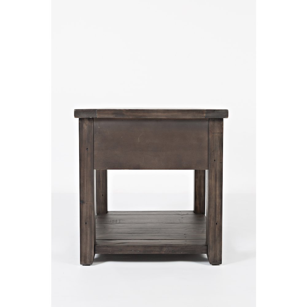 Madison County Rustic Reclaimed Pine Farmhouse End Table