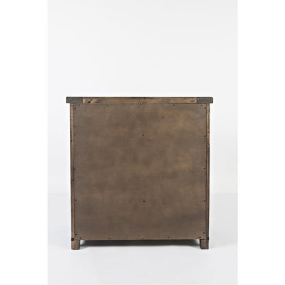 Rustic Reclaimed Solid Wood Farmhouse 32" Barn Door Accent Cabinet
