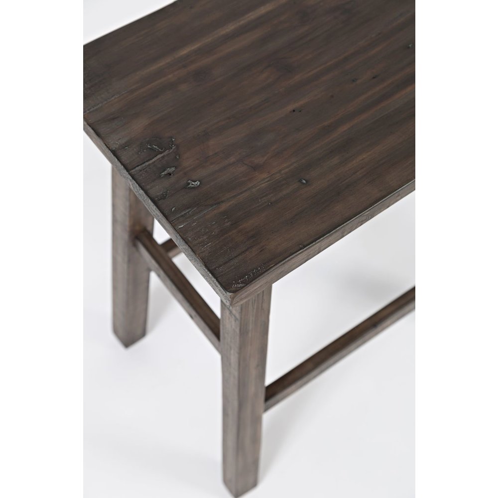 Rustic Reclaimed Solid Wood Farmhouse 3 Piece Counter Height Dining Set
