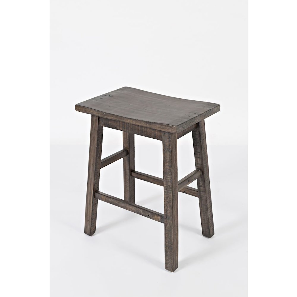 Rustic Reclaimed Solid Wood Farmhouse 3 Piece Counter Height Dining Set