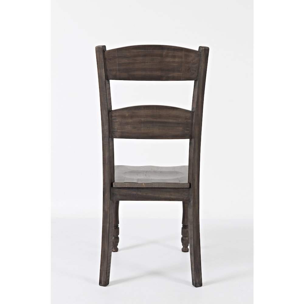 Rustic Reclaimed Pine Farmhouse Ladderback Dining Chair (Set of 2)