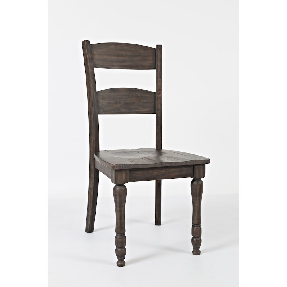 Rustic Reclaimed Pine Farmhouse Ladderback Dining Chair (Set of 2)