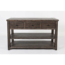 Madison County Rustic Reclaimed Solid Wood Farmhouse Sofa 50" Sofa Table