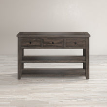 Madison County Rustic Reclaimed Solid Wood Farmhouse Sofa 50" Sofa Table