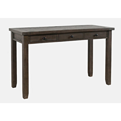 Madison County Rustic Reclaimed Solid Wood Farmhouse USB Charging Desk
