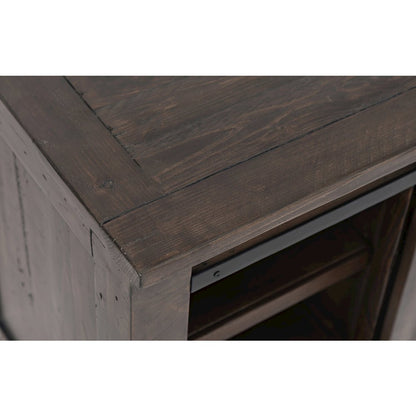Madison County Rustic Reclaimed Pine Farmhouse 60" Barn Door Console