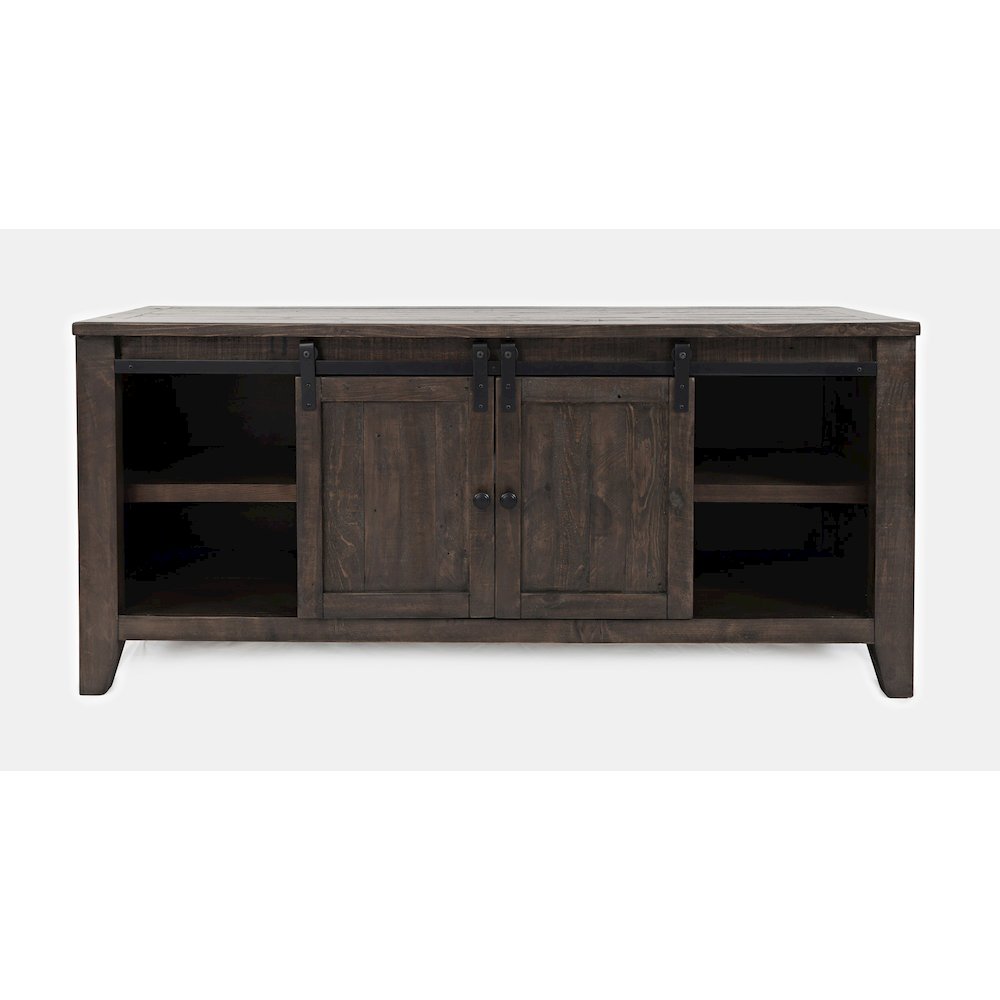 Madison County Rustic Reclaimed Pine Farmhouse 60" Barn Door Console