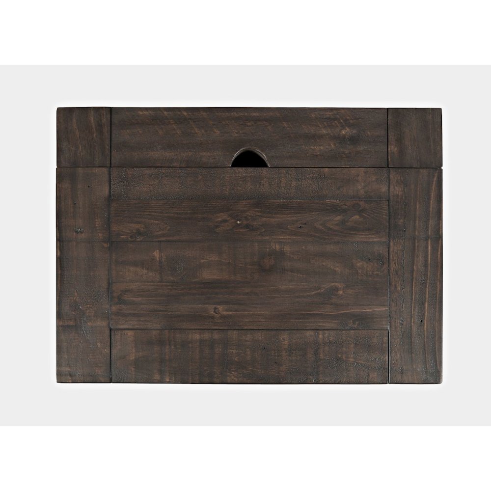 Madison County Rustic Reclaimed Solid Wood Farmhouse USB Charging Nightstand