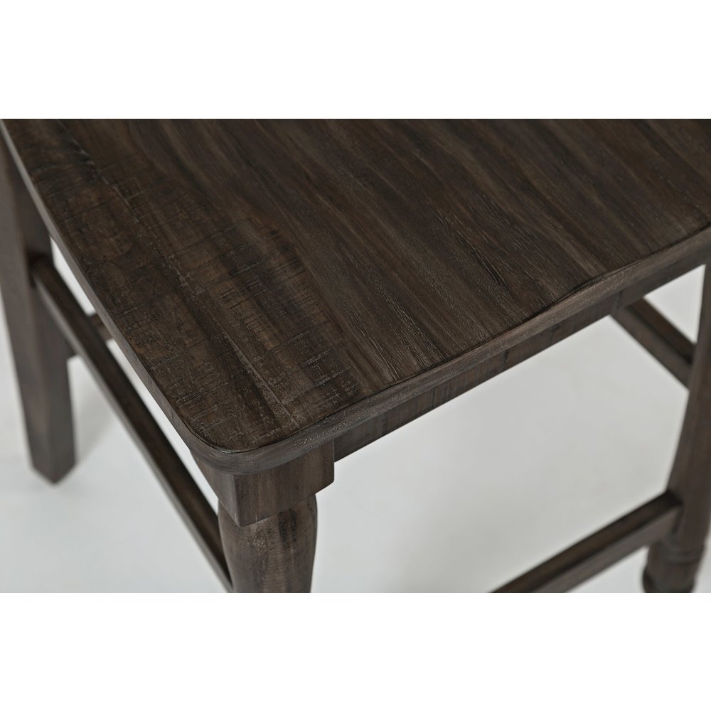 Rustic Reclaimed Pine Farmhouse Ladderback Counter Stool (Set of 2)