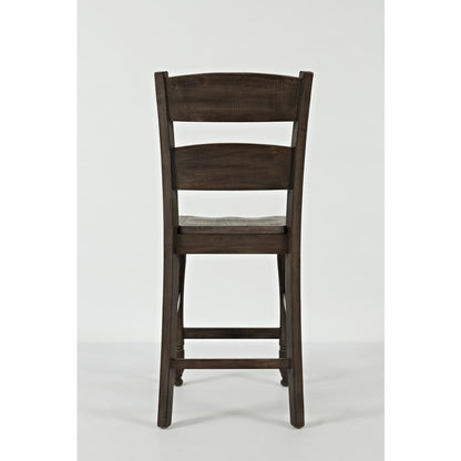 Ladderback Counter Stool - Barnwood, Set of 2