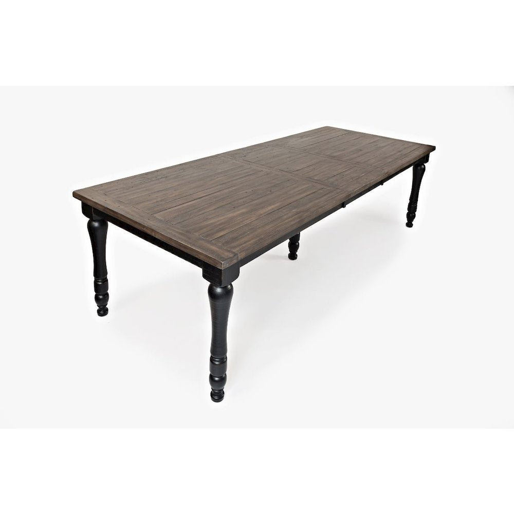 Madison County Reclaimed Pine 106" Farmhouse Nine-Piece Dining Set
