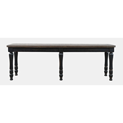Madison County Rustic Reclaimed Solid Wood Farmhouse 54" Dining Bench