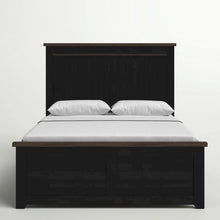 Madison County Rustic Reclaimed Pine Farmhouse King Panel Bed