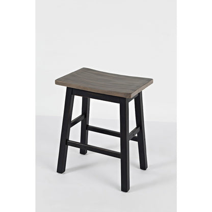 Rustic Reclaimed Solid Wood Farmhouse 3 Piece Counter Height Dining Set