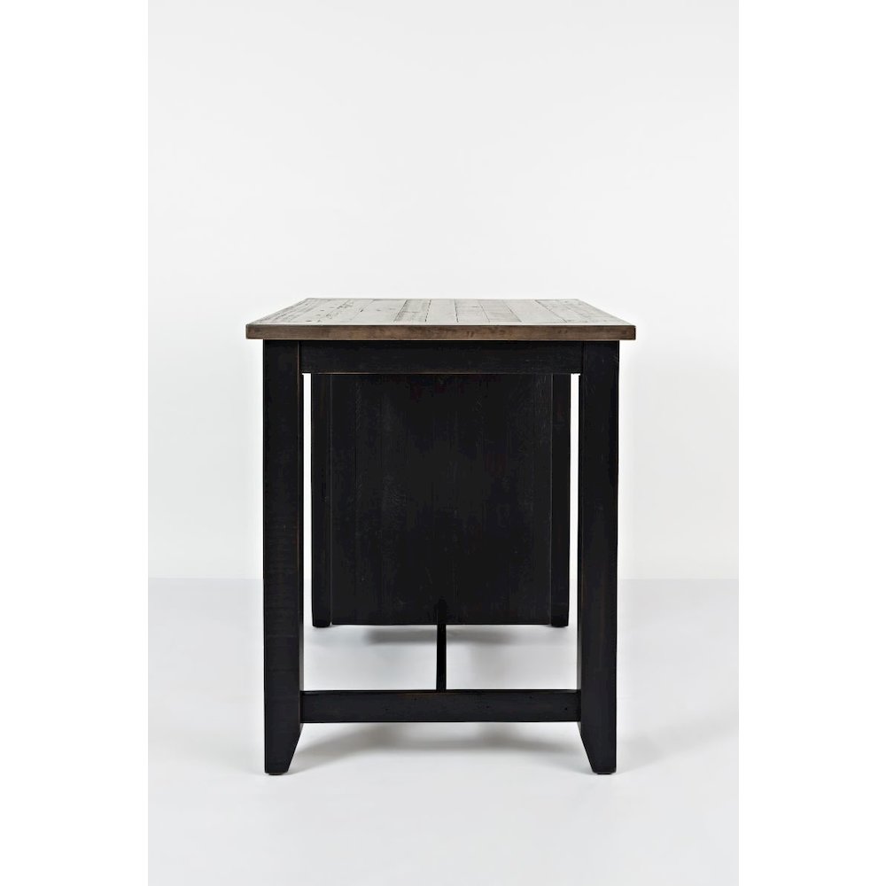 Rustic Reclaimed Solid Wood Farmhouse 3 Piece Counter Height Dining Set