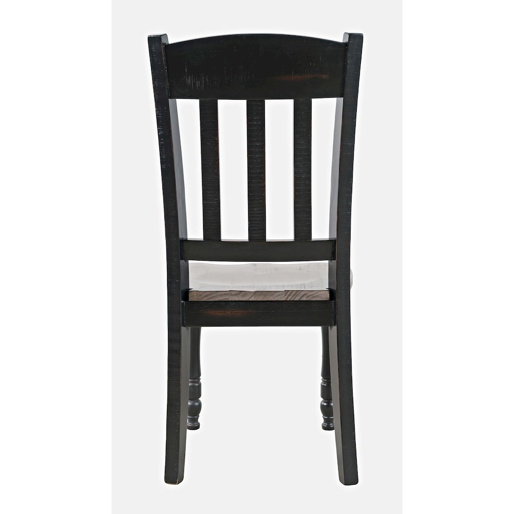 Madison County Rustic Reclaimed Pine Farmhouse Slatback Dining Chair (Set of 2)