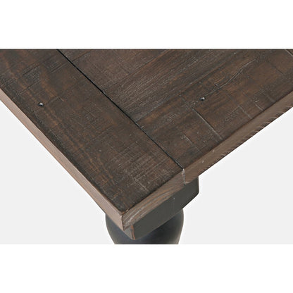 Madison County Rustic Reclaimed Solid Wood Farmhouse 78" Extension Dining Table