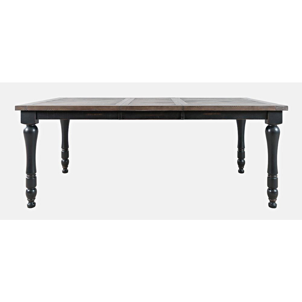 Madison County Rustic Reclaimed Solid Wood Farmhouse 78" Extension Dining Table